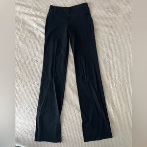 Black lululemon Wide Leg Workout Pants